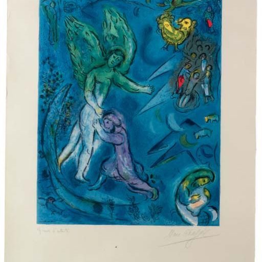 Marc Chagall — "Смерть Якоба и ангела" Шарля Сорлье (C.S. 40)