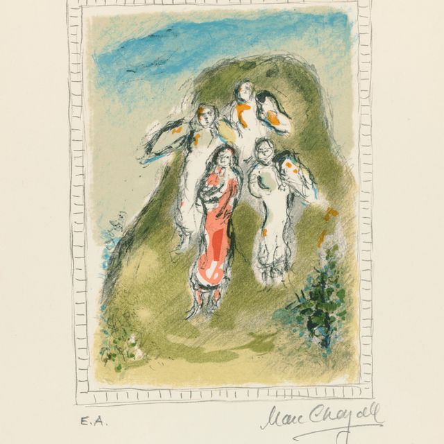 Marc Chagall — Три Ангела
