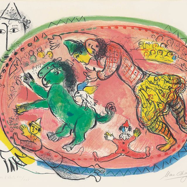 Marc Chagall — Красный Серкль