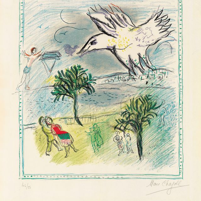 Marc Chagall — Набережная Гранд-Корниш (M. 485a)