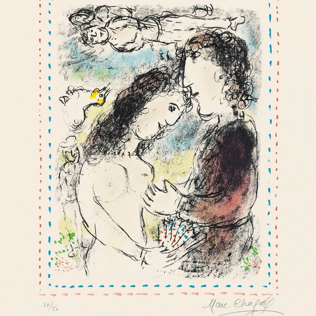 Marc Chagall — На заре любви