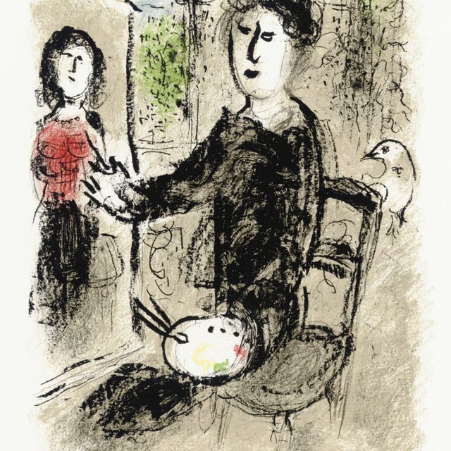 Marc Chagall — Робер Марто, "Ателье Шагала", редактор Фернан Мурло, Париж, 1976 (Т. 899-902; С. 101)