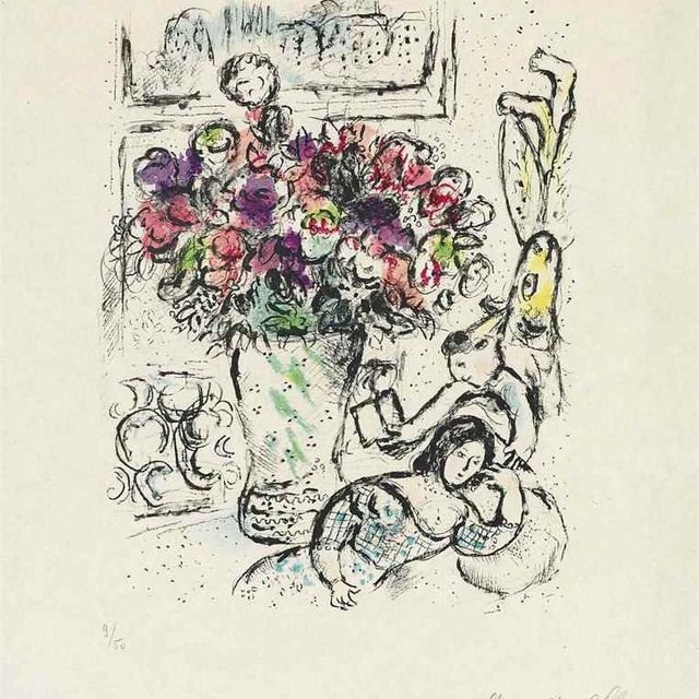 Marc Chagall — Анемоны (M. 730)