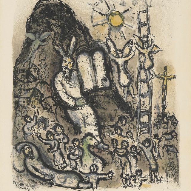 Marc Chagall — Видения Моисея