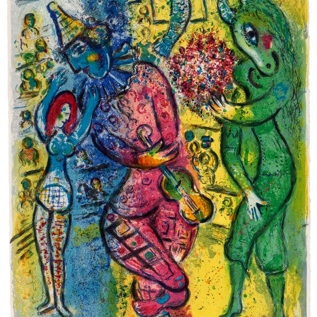 Marc Chagall — Le Cirque : одна тарелка