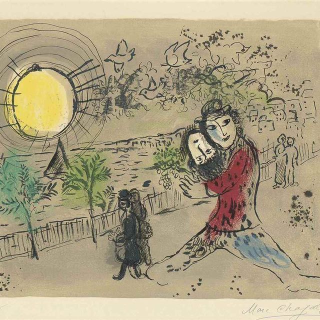Marc Chagall — Желтое солнце (M. 556)