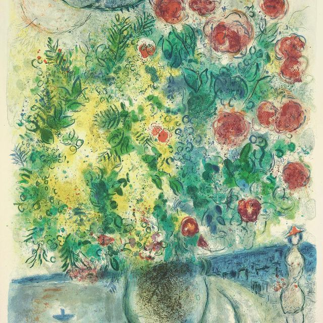 Marc Chagall — Розы и мимозы, из Ниццы и Лазурного берега (Мурло; C. S. 29)