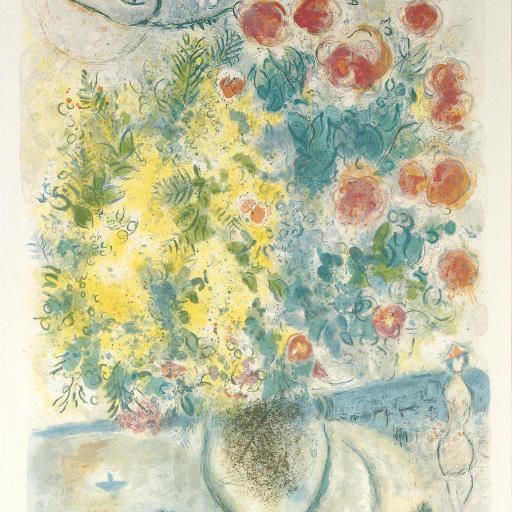 Marc Chagall — Розы и мимозы из Ниццы и Лазурного берега (C.S. 29)