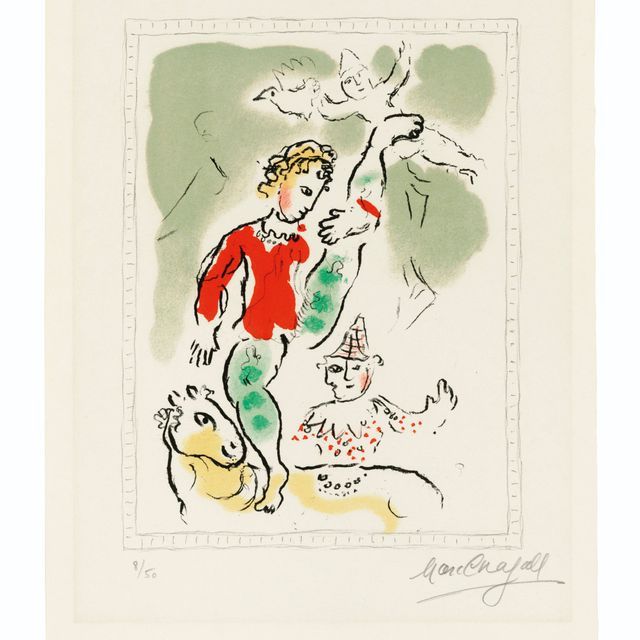 Marc Chagall — Румяна для маленькой акробатки