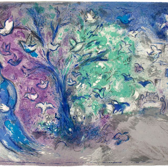 Marc Chagall — "Дорога в Уаз" из "Дафниса и Хлои"