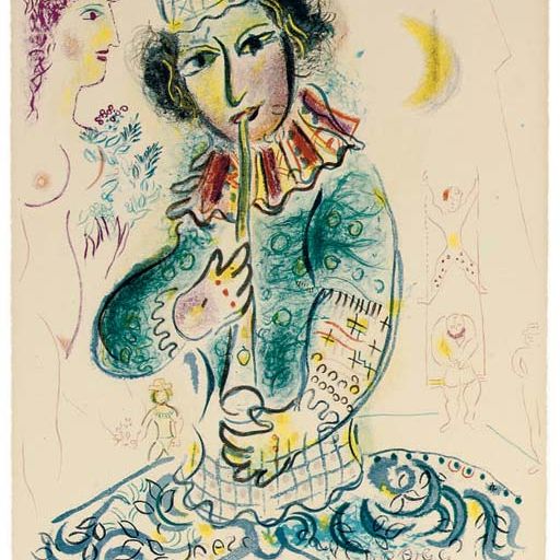 Marc Chagall — Одна пластинка из Cirque (M. 527; ср. С. books 68)