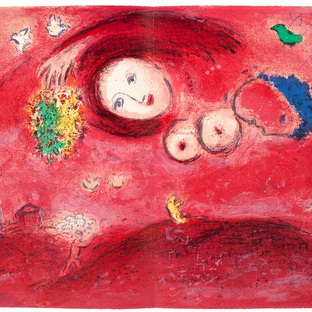 Marc Chagall — Принты с иголочки, из "Дафниса и Хлои"