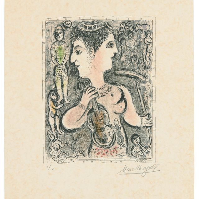 Marc Chagall — Двойное лицо