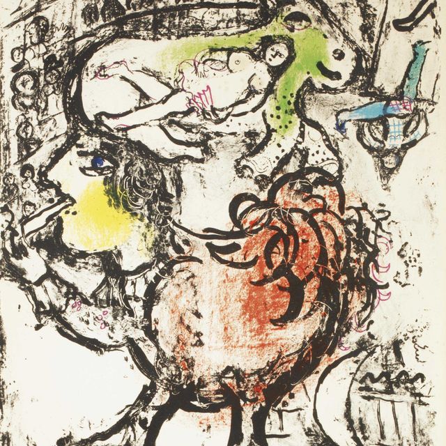 Marc Chagall — Цирковой пируэт (M. 306)