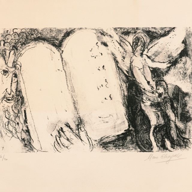 Marc Chagall — Видение Моисея