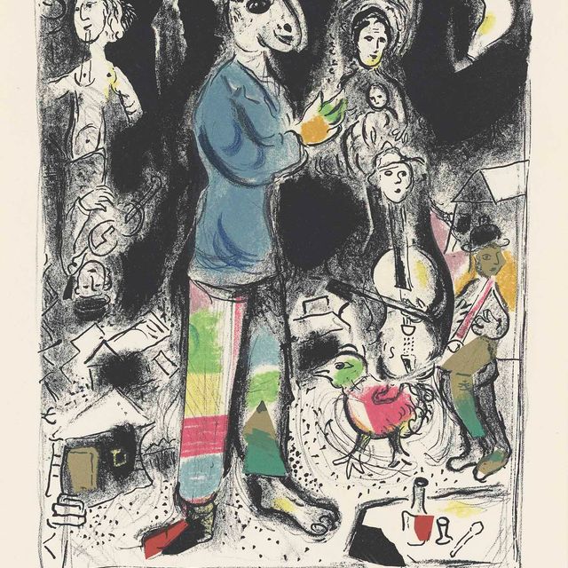 Marc Chagall — Пейсан на виолоне