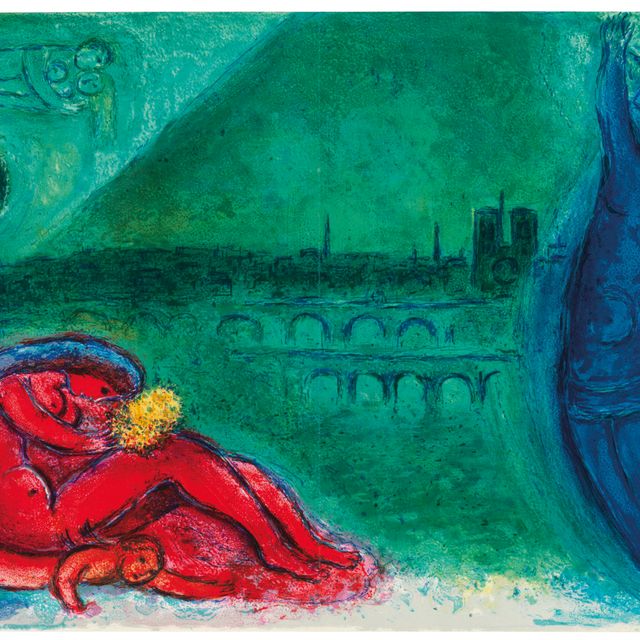 Marc Chagall — Набережная Турнель, с приветом из Парижа