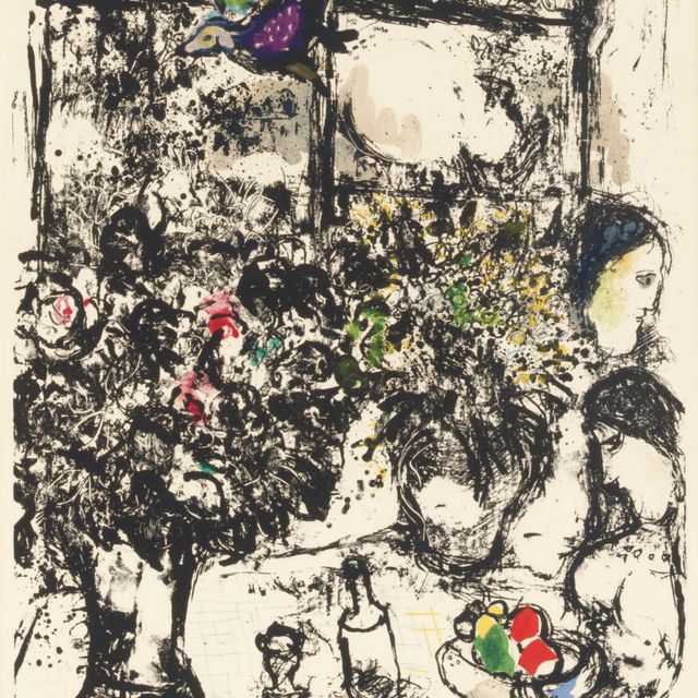 Marc Chagall — Смерть природы в букете (M. 299)