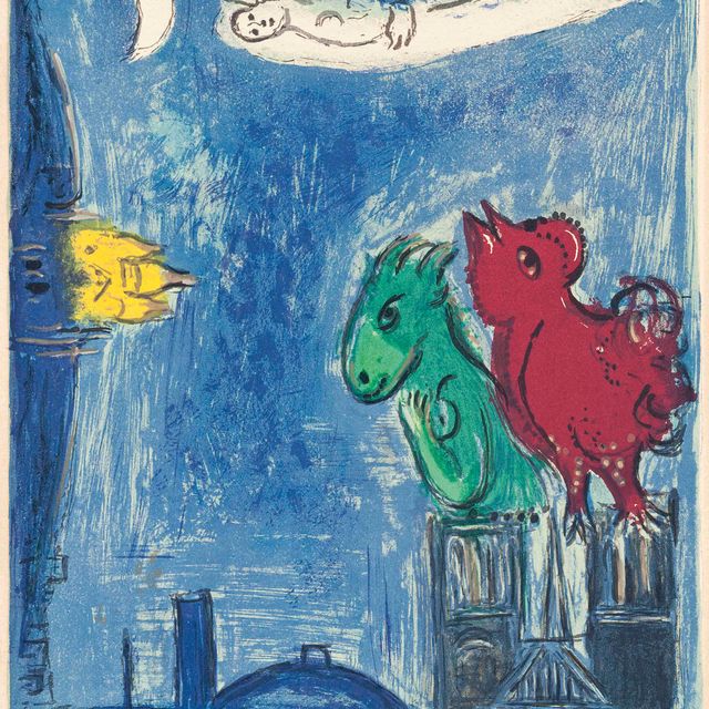 Marc Chagall — Монстры из Собора Парижской Богоматери, автор: Дерьер Ле Мирроир