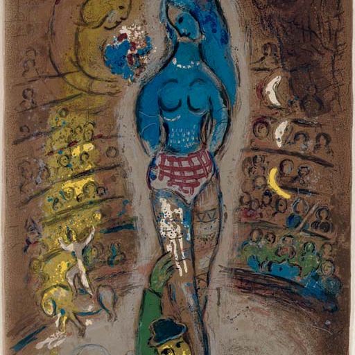 Marc Chagall — Одна пластинка из Cirque (M. 523; ср. С. books 68)