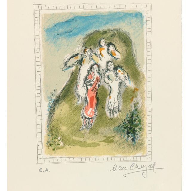 Marc Chagall — Три ангела