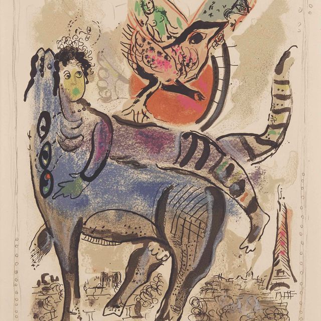 Marc Chagall — Голубая ночь