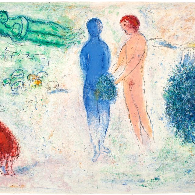 Marc Chagall — "Свадьба Хлои" из "Дафниса и Хлои"