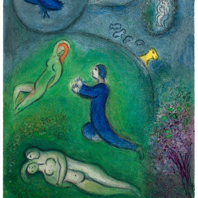 Marc Chagall — Дафнис и Лиценион, из "Дафниса и Хлои"