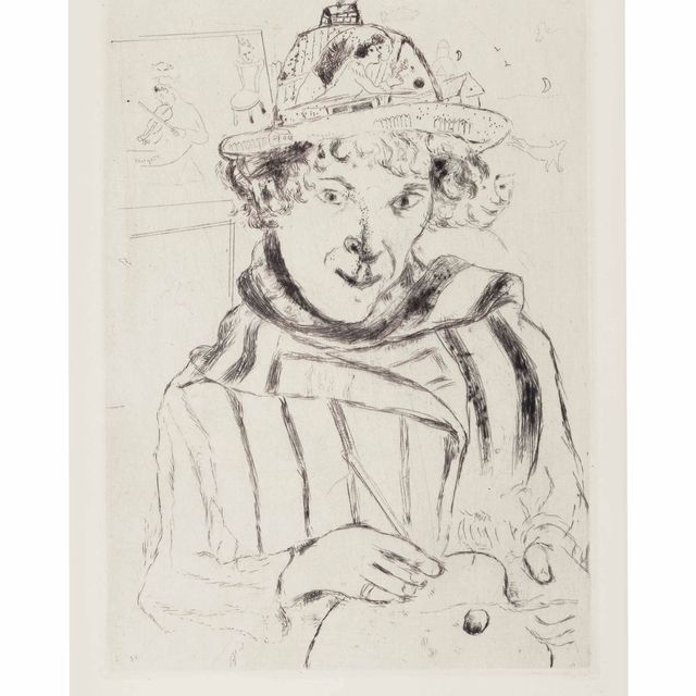Marc Chagall — Сельбстбилдис из хижины верзиртена