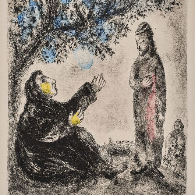 Marc Chagall — Дебора- пророчица из Библии