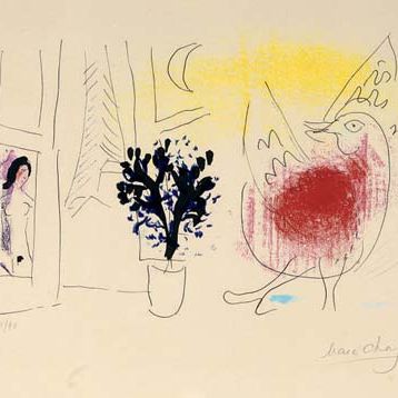 Marc Chagall — "Красная шапочка" от Шагала (М. 203)