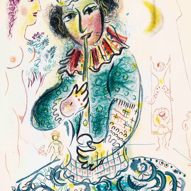 Marc Chagall — Цирк : одна тарелка (M. 527; см. C. books 68)