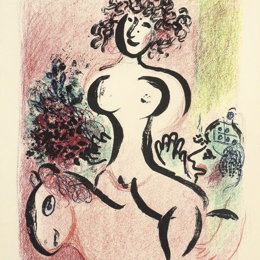 Marc Chagall — Букет цветов (М. 404; ср. С. 56)