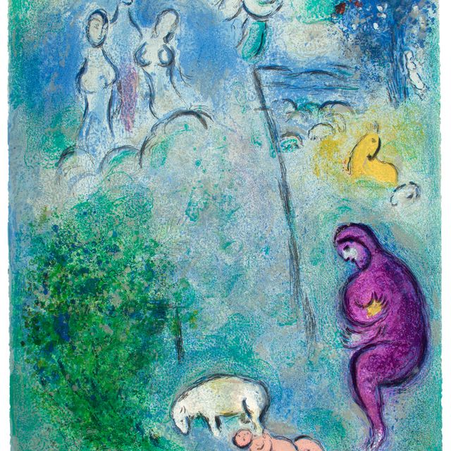 Marc Chagall — Рассказ о Хлое и Дафнисе из "Дафниса и Хлои"