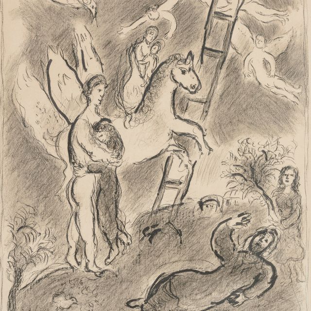 Marc Chagall — Библейская сцена (Джейкоб)