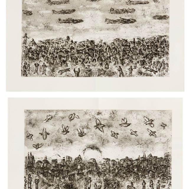 Marc Chagall — Андре Мальро и на Земле...