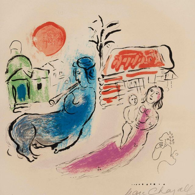 Marc Chagall — Столетняя мать (номер 195)