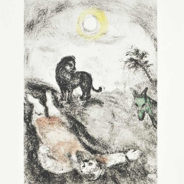 Marc Chagall — Библия : одна тарелка