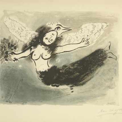Marc Chagall — Женское платье-футляр (M. 49)