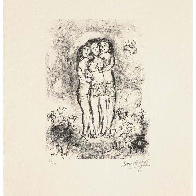 Marc Chagall — Три в одном