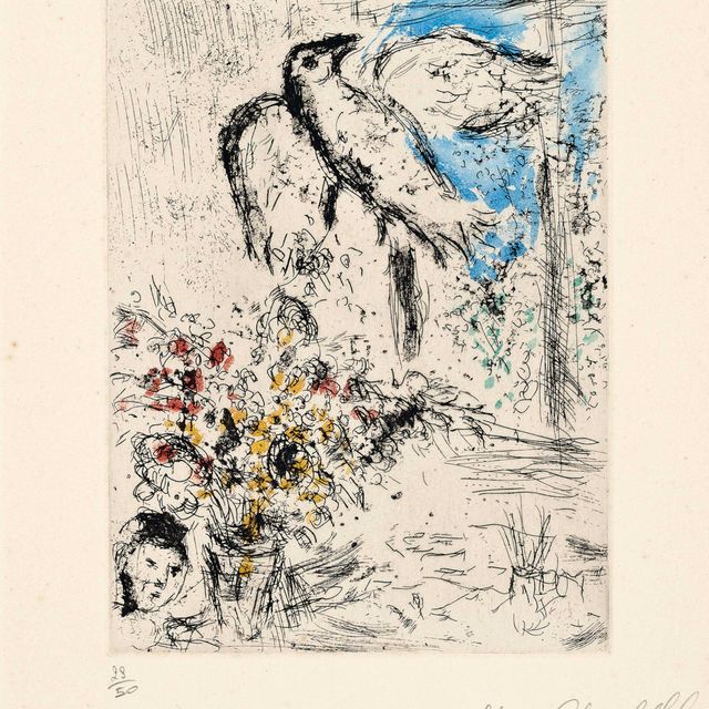 Marc Chagall — Смерть природы у Большого озера (Крамер, 38)