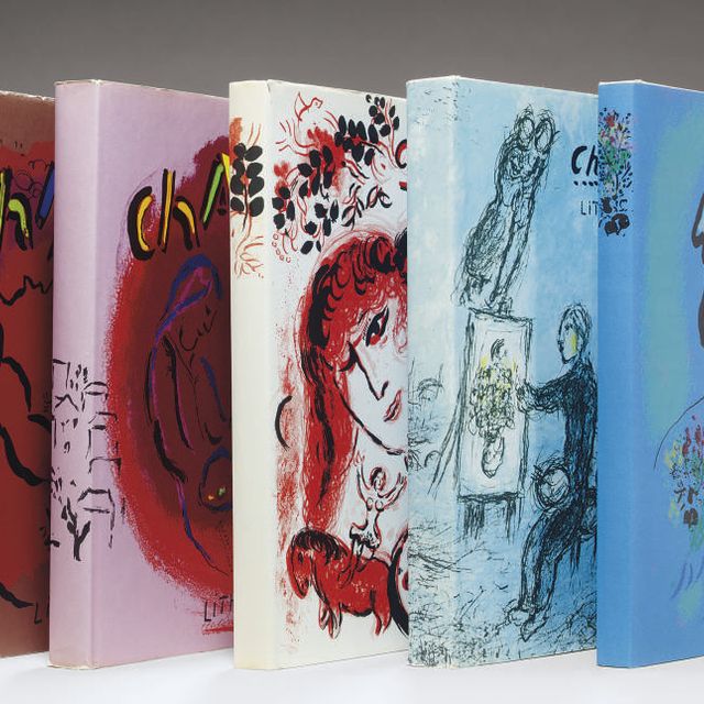 Marc Chagall — Литография Шагала [Вып. I-V], А. Соре, Монте-Карло, 1960-84 (M. 281-92, 391-402, 577-8, 729-30; C. книги 43, 56, 77, 94)