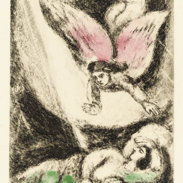 Marc Chagall — Сон Соломона из Библии (см. кн. 30)