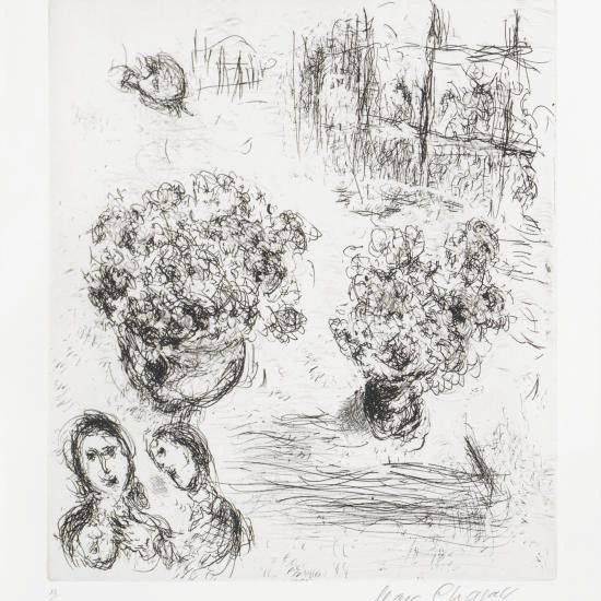 Marc Chagall — Окно в небо (Крамер, 108)