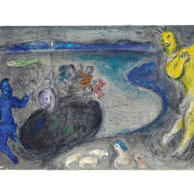 Marc Chagall — Сын капитана Бриаксиса, от: Дафнис и Хлоя