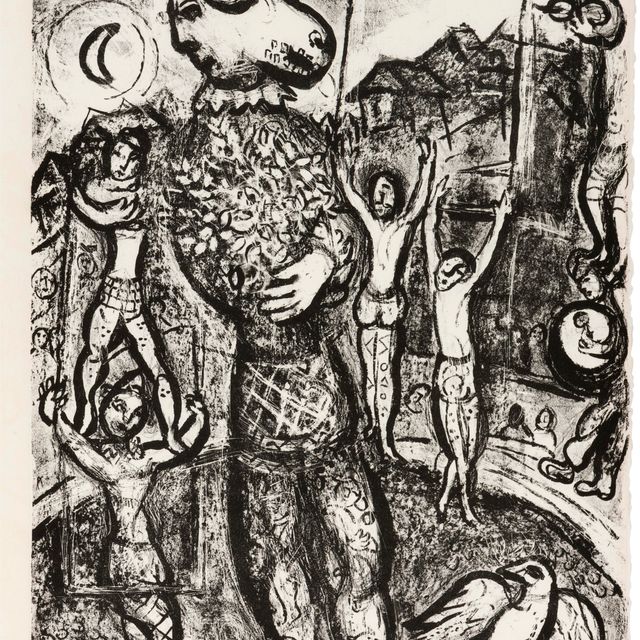 Marc Chagall — Le Cirque : одна тарелка