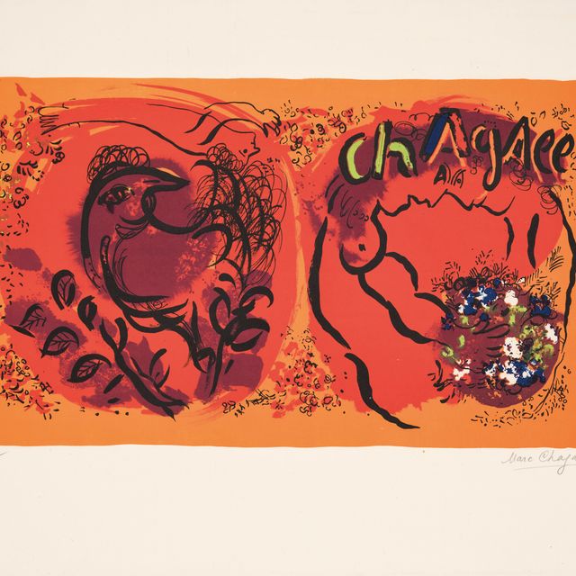 Marc Chagall — Жакетка-Кувертюр, Литография I
