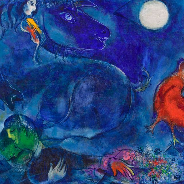 Marc Chagall — Голубой рыцарь