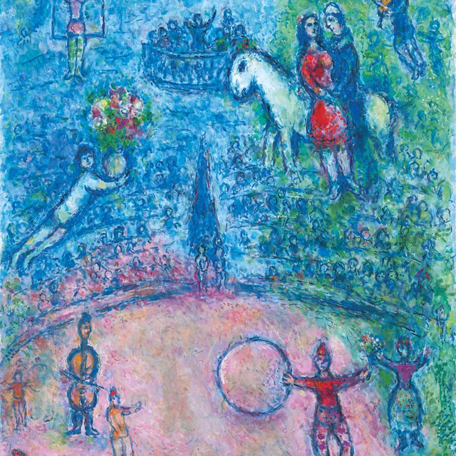 Marc Chagall — Пара в цирке
