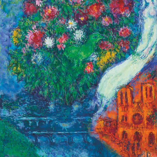 Marc Chagall — Марие и Нотр-Дам э